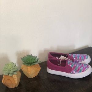Cat and Jack sequins girls shoes